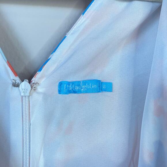 J. MCLAUGHLIN Hermione Jumpsuit Belted Pockets Pier Pebble Resort Size 8 Beach - Picture 5 of 7